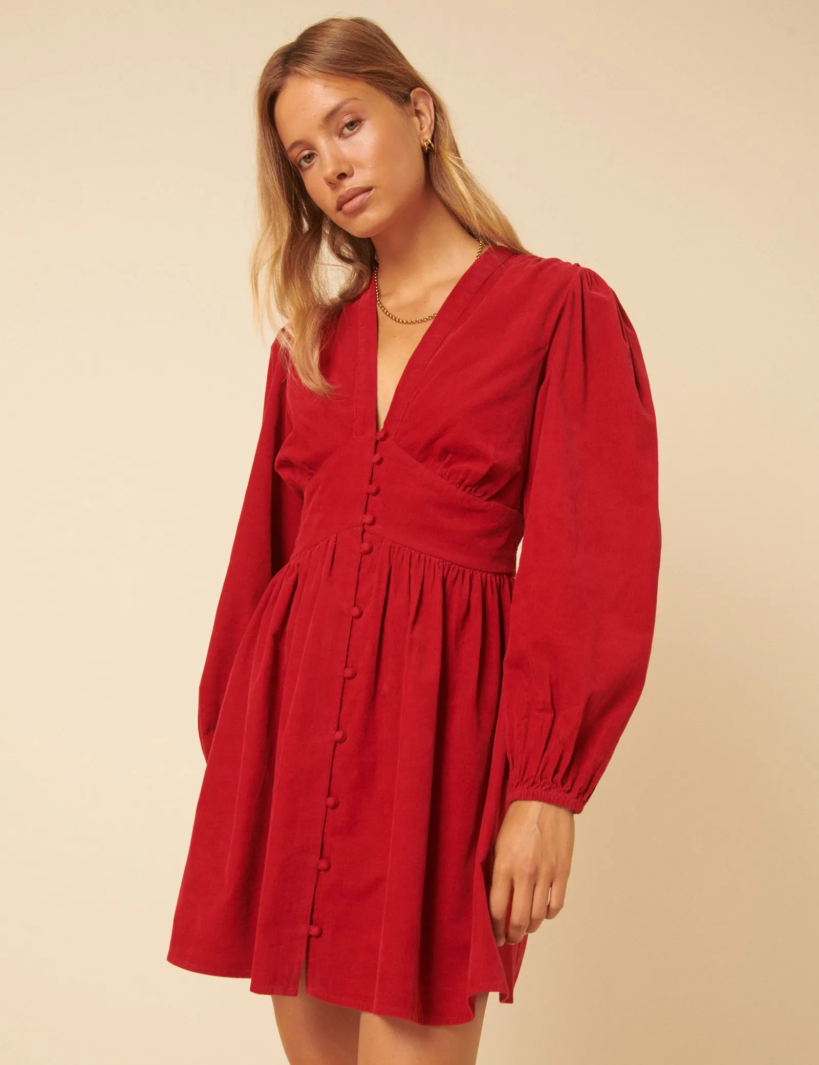 Red Cord Starlight Mini Dress sold by Nobody's Child product image thumbnail 3