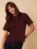 Burgundy Boxy T-Shirt sold by Nobody's Child