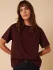 Burgundy Boxy T-Shirt sold by Nobody's Child