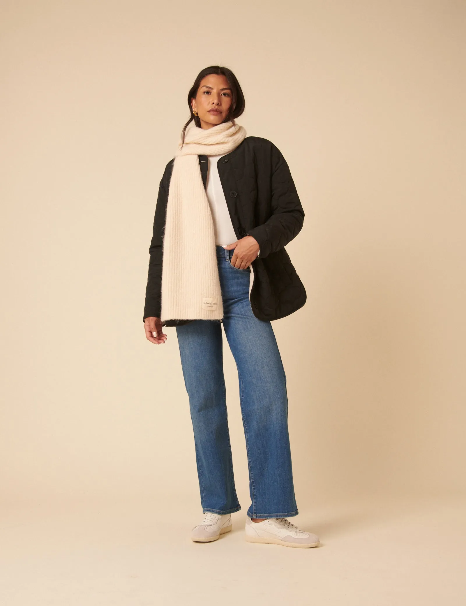 Black Reversible Borg Qulited Jacket sold by Nobody's Child product image thumbnail 3