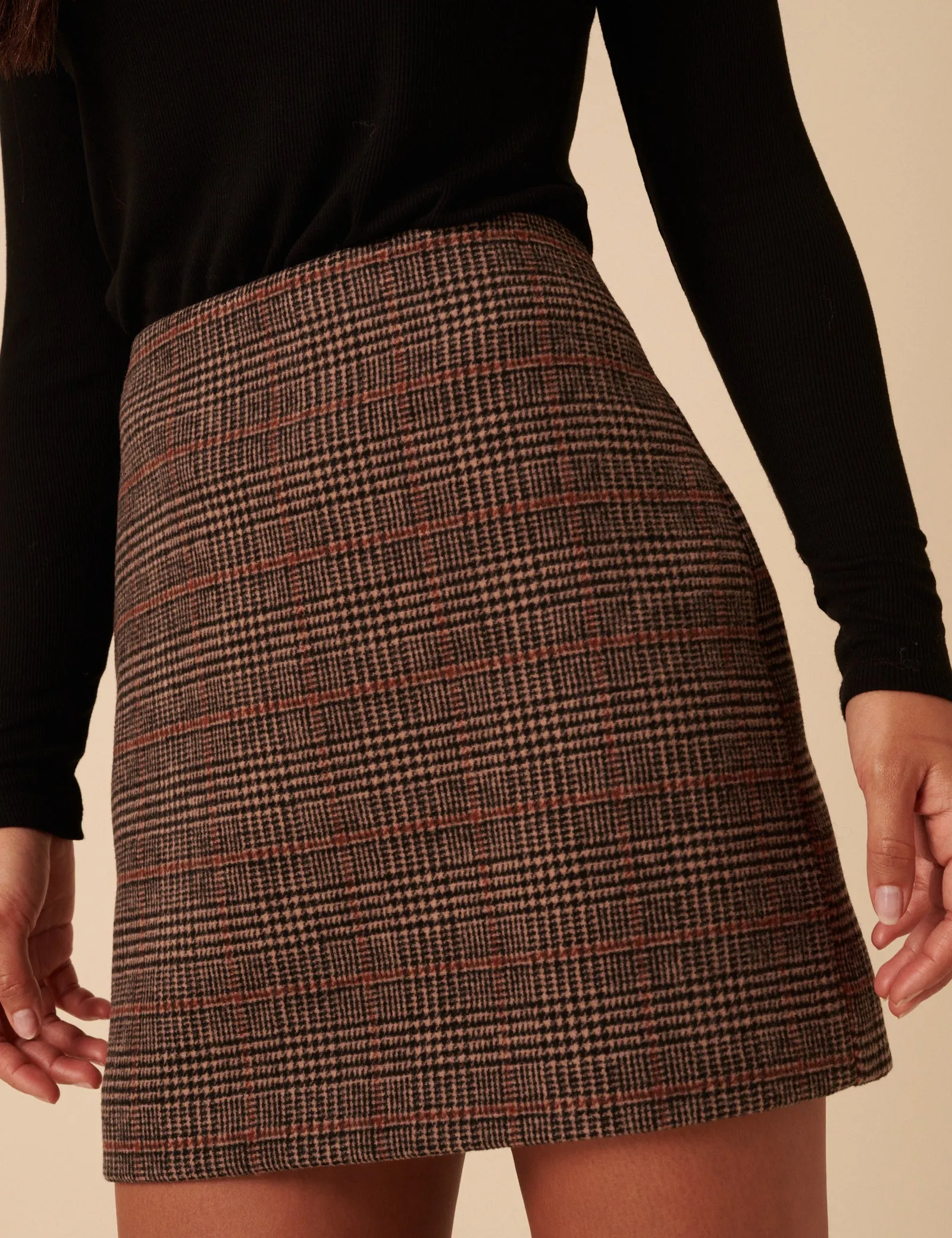 Heritage Check Mini Skirt sold by Nobody's Child product image thumbnail 3