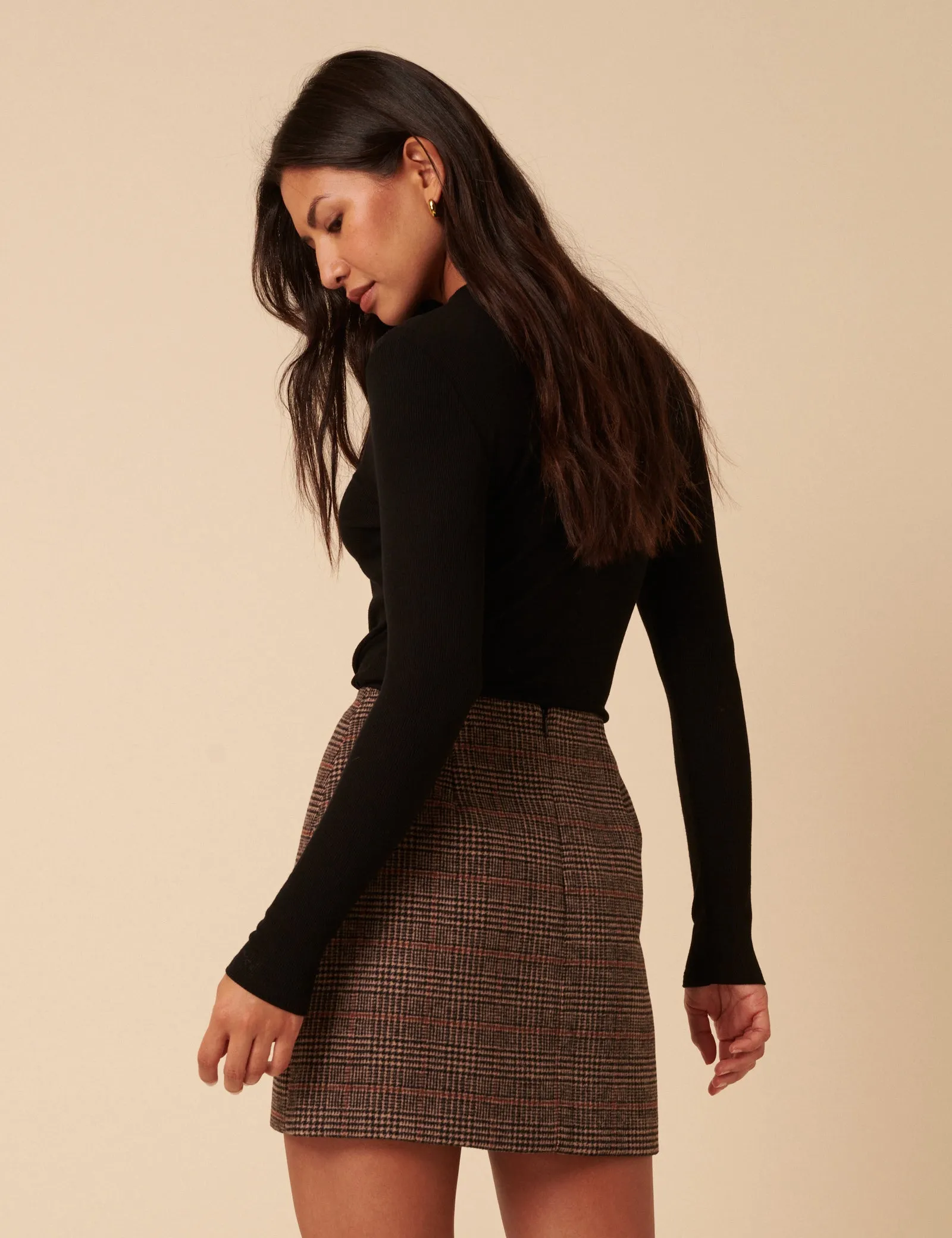 Heritage Check Mini Skirt sold by Nobody's Child product image thumbnail 5