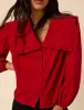 Red Cord Peter Pan Collar Blouse sold by Nobody's Child