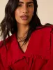 Red Cord Peter Pan Collar Blouse sold by Nobody's Child