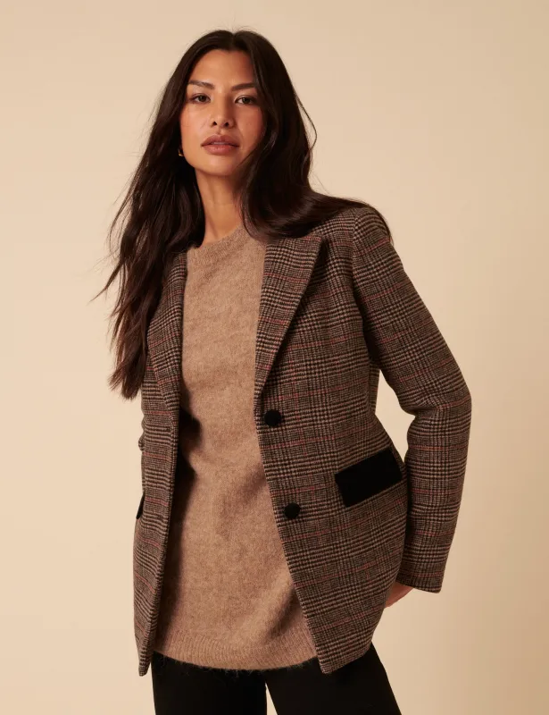 Heritage Check Single Breasted Blazer sold by Nobody's Child