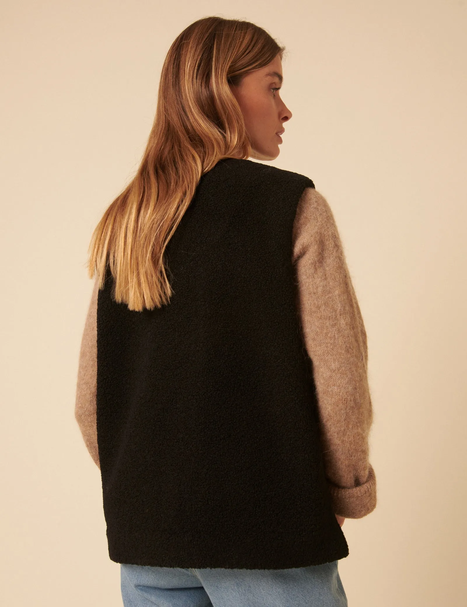 Black Borg Gilet sold by Nobody's Child product image thumbnail 5