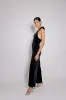Black Velvet Halter Neck Jumpsuit sold by Nobody's Child