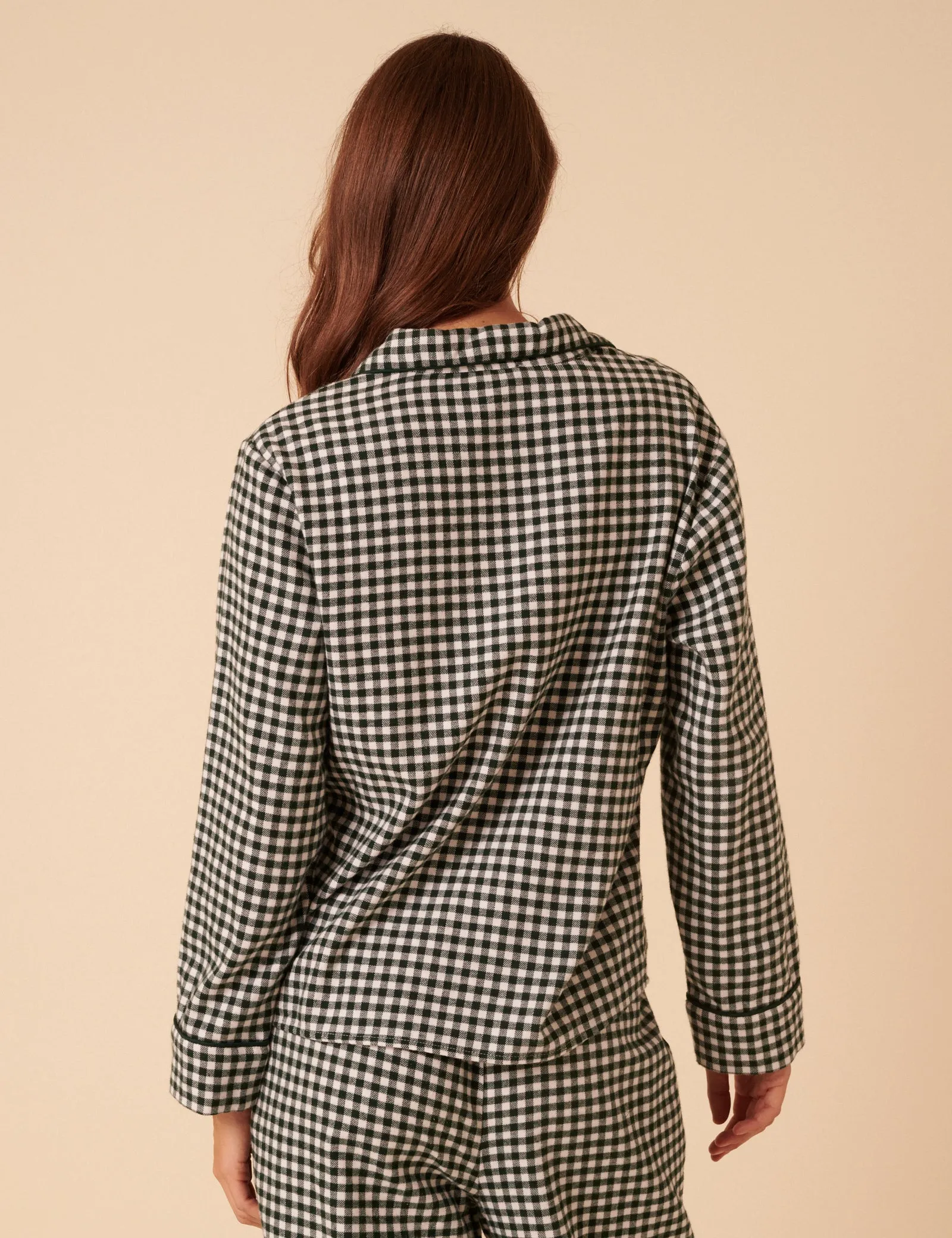 Forest Green Check Pyjama Top sold by Nobody's Child product image thumbnail 5