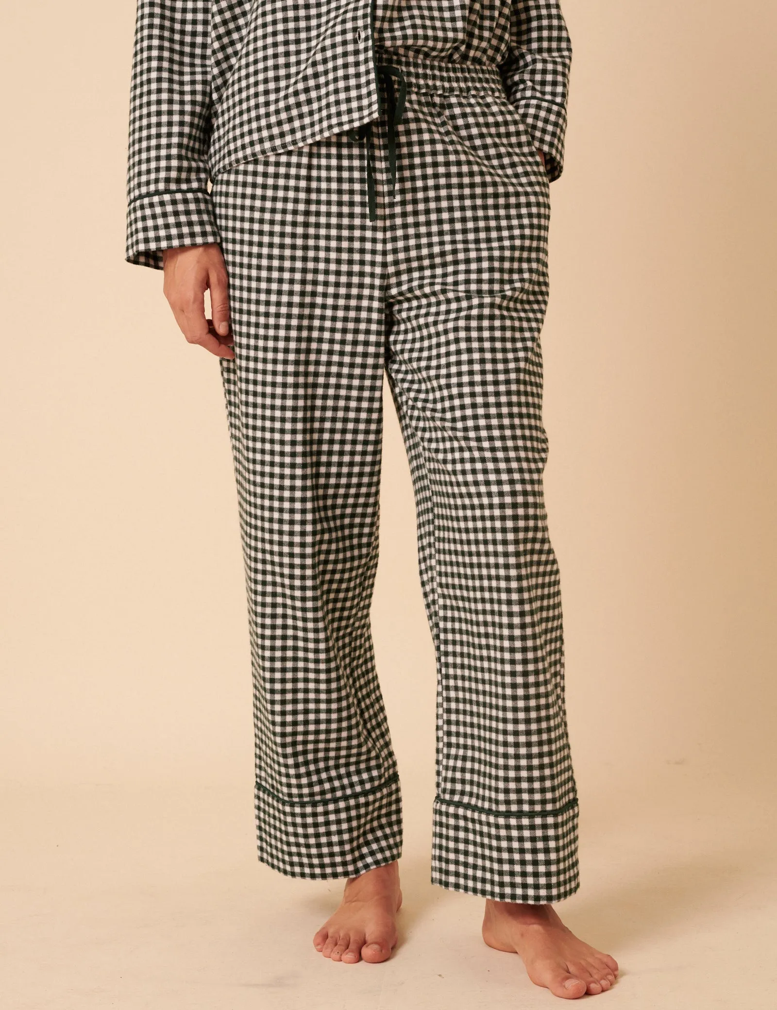 Forest Green Check Pyjama Trousers sold by Nobody's Child product image thumbnail 2