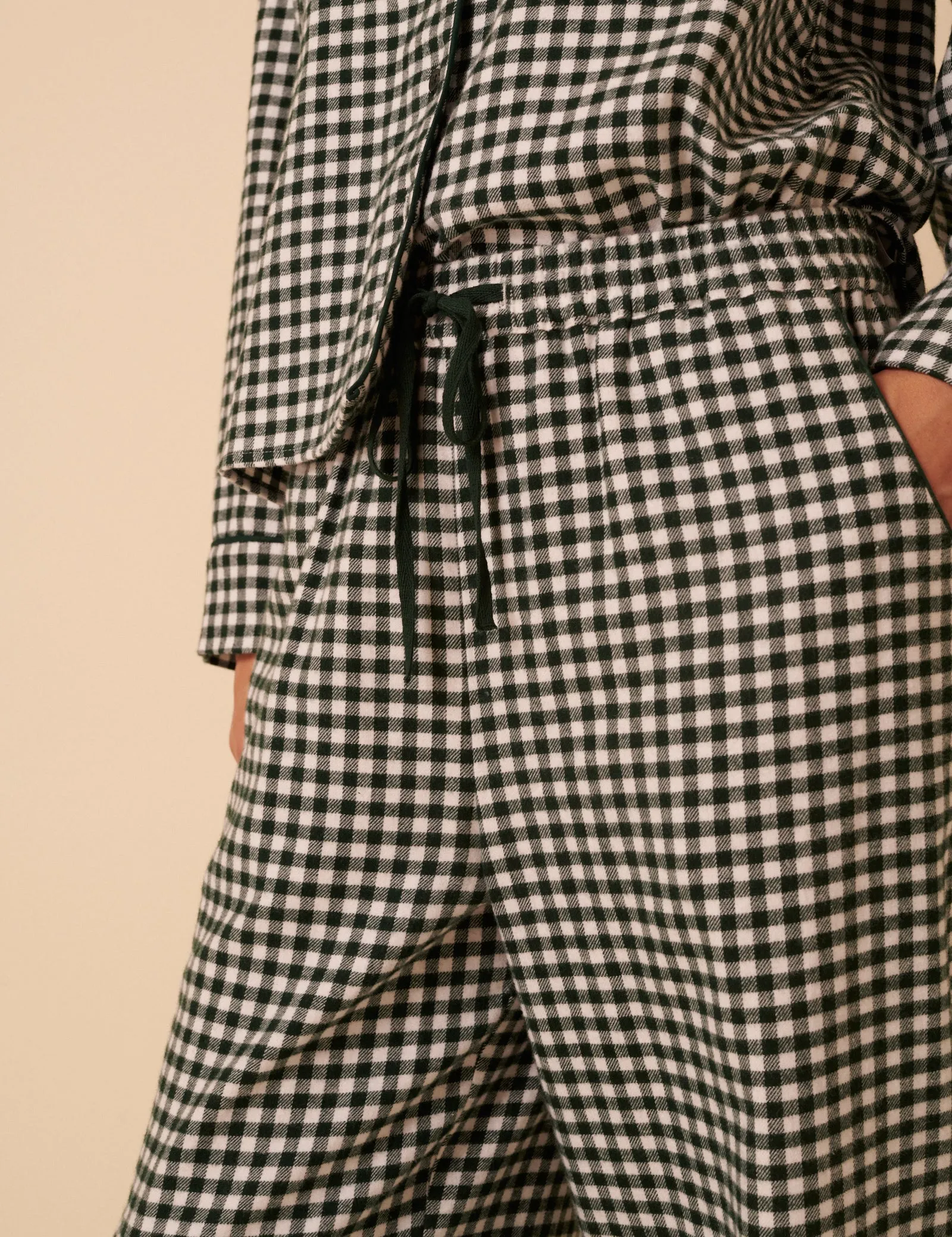 Forest Green Check Pyjama Trousers sold by Nobody's Child product image thumbnail 3