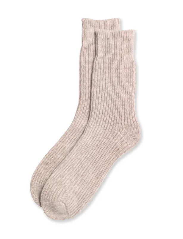 Cream Wool Blend Socks sold by Nobody's Child