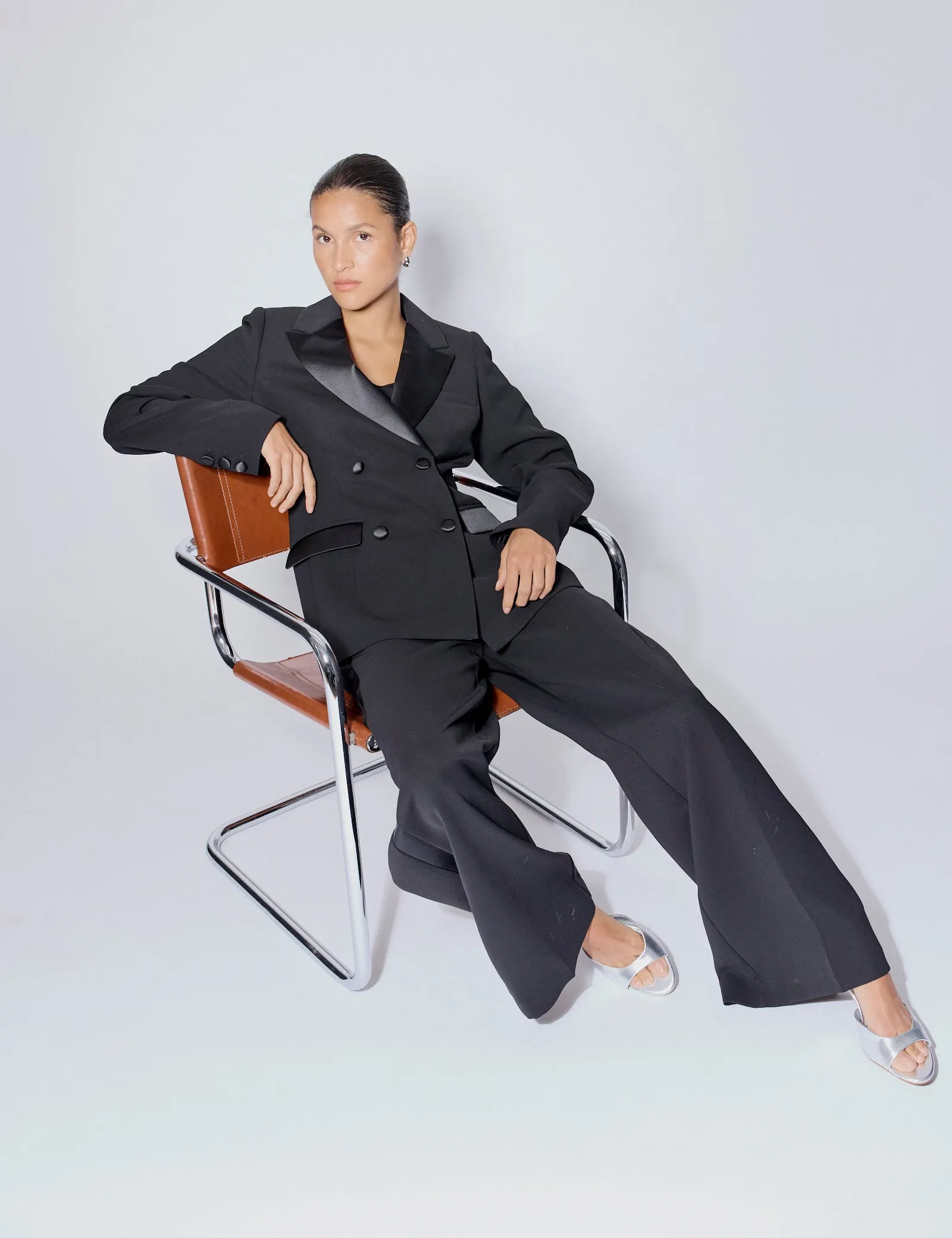 Black Tuxedo Blazer sold by Nobody's Child