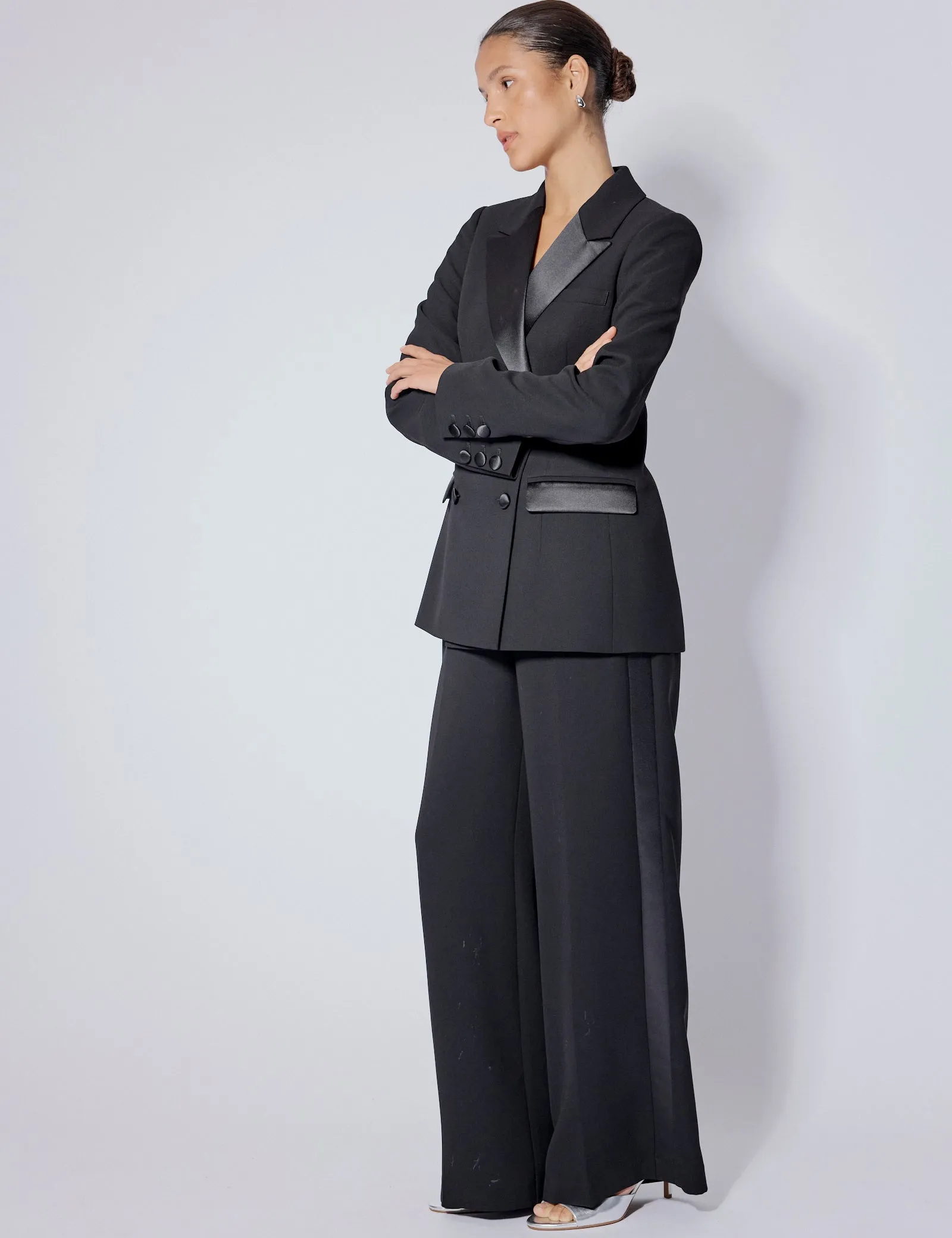 Black Tuxedo Blazer sold by Nobody's Child product image thumbnail 4