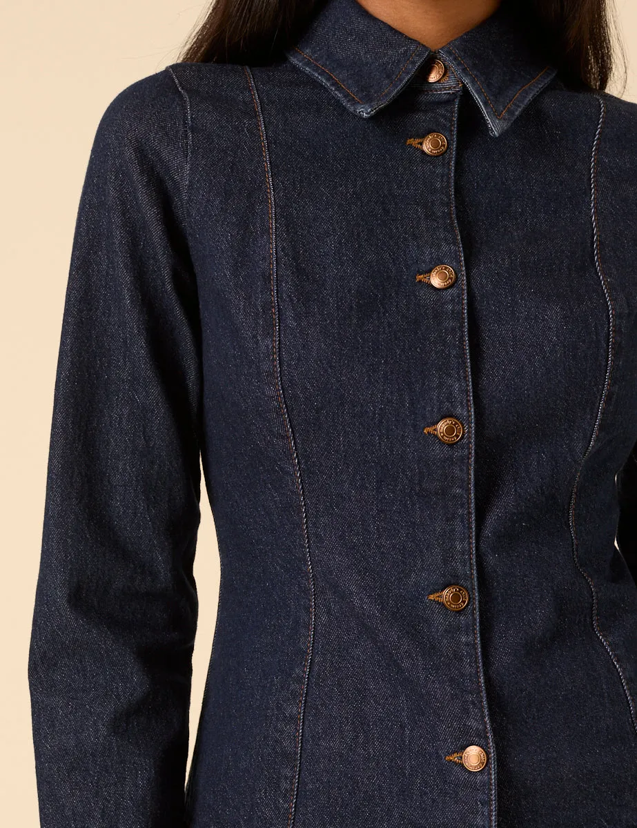 Denim Slim Fit Shirt sold by Nobody's Child product image thumbnail 2
