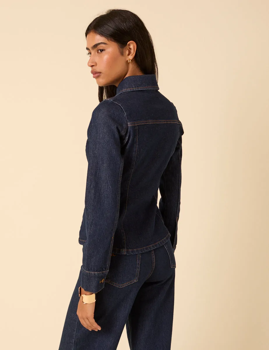 Denim Slim Fit Shirt sold by Nobody's Child product image thumbnail 5