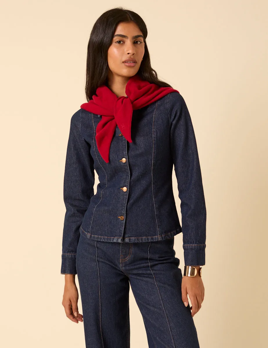 Denim Slim Fit Shirt sold by Nobody's Child product image thumbnail 4