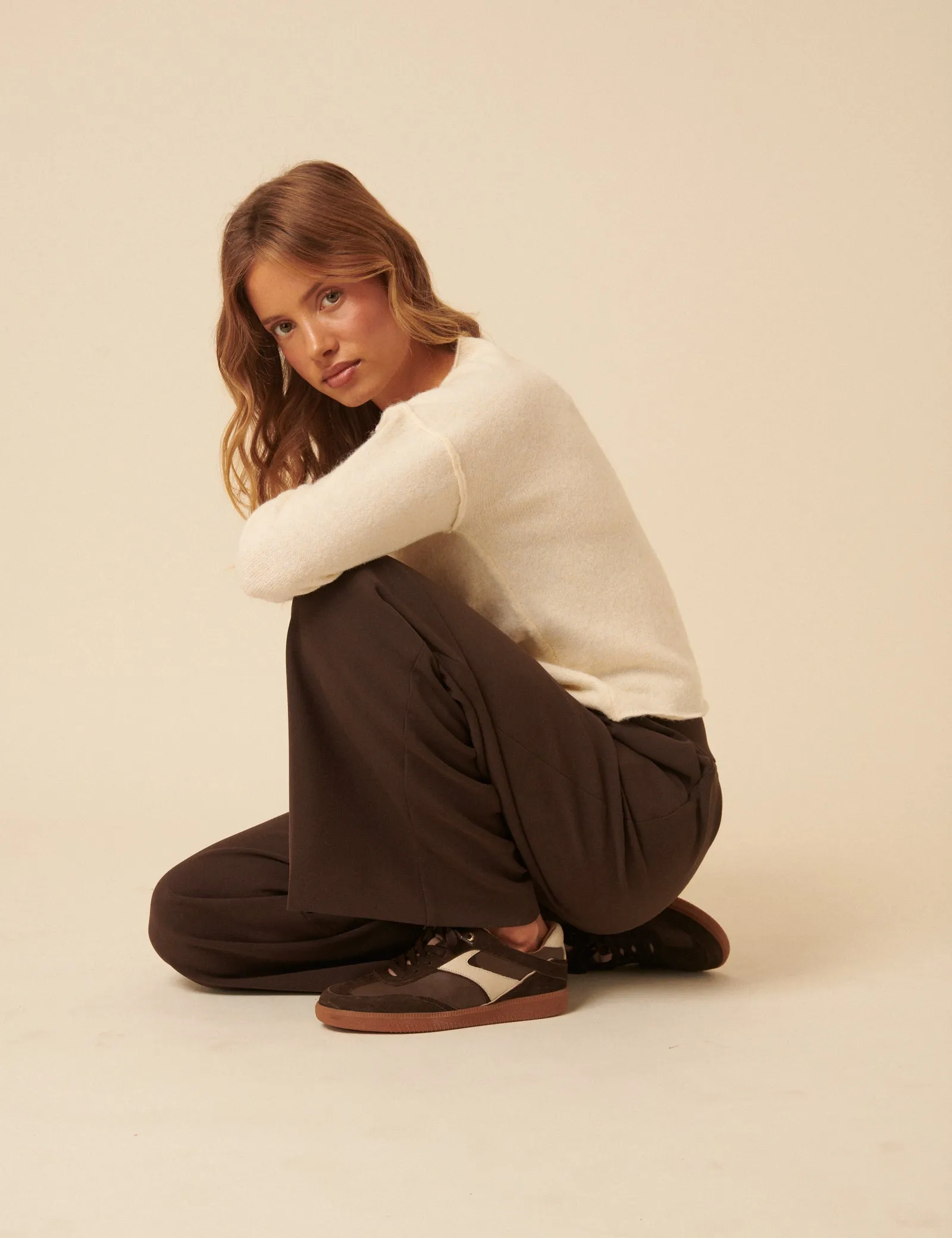 Brown Leather Trainers sold by Nobody's Child product image thumbnail 2