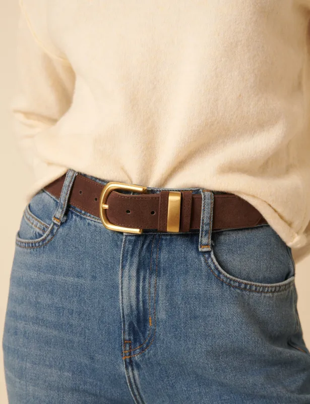 Brown Suede Belt sold by Nobody's Child