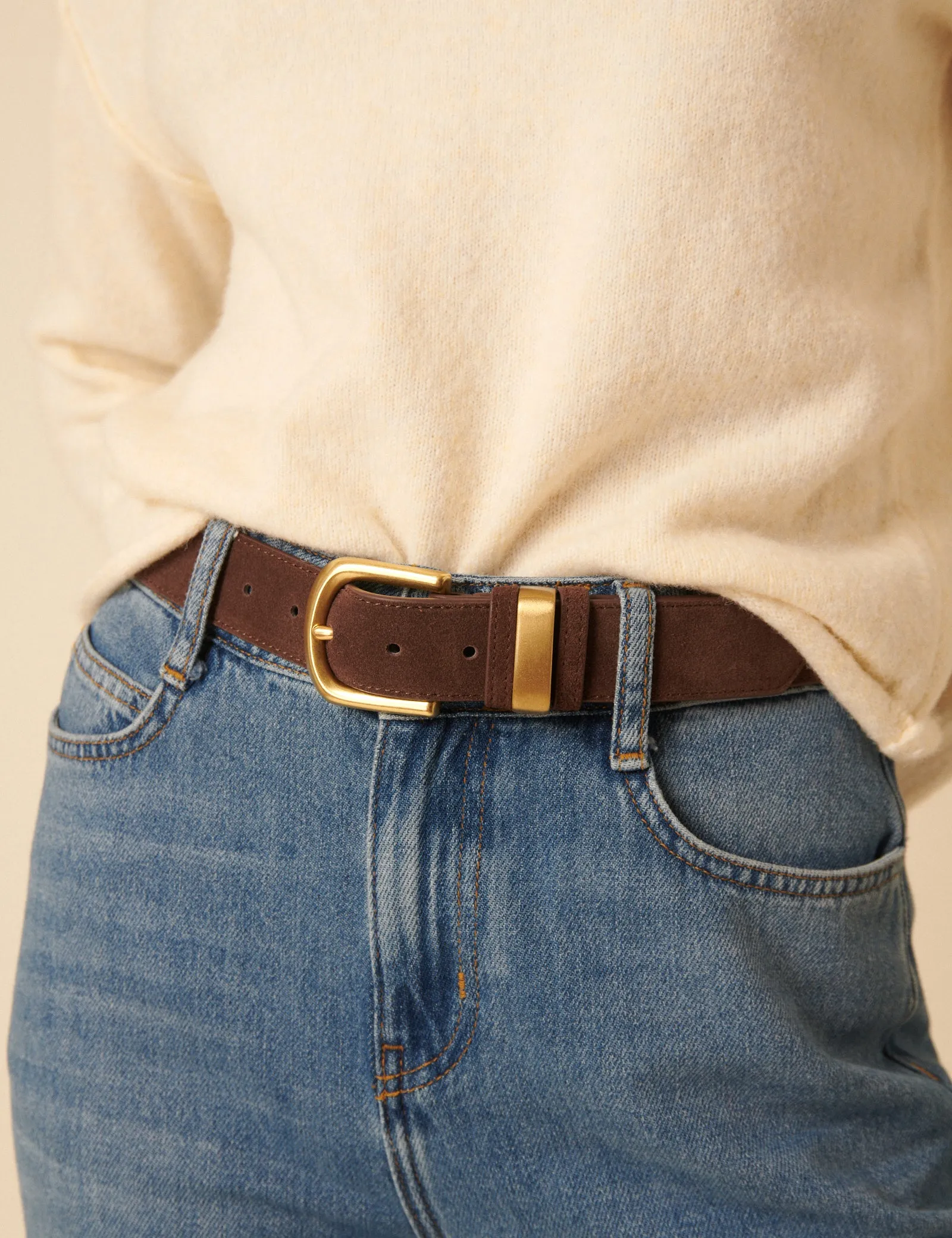 Brown Suede Belt sold by Nobody's Child