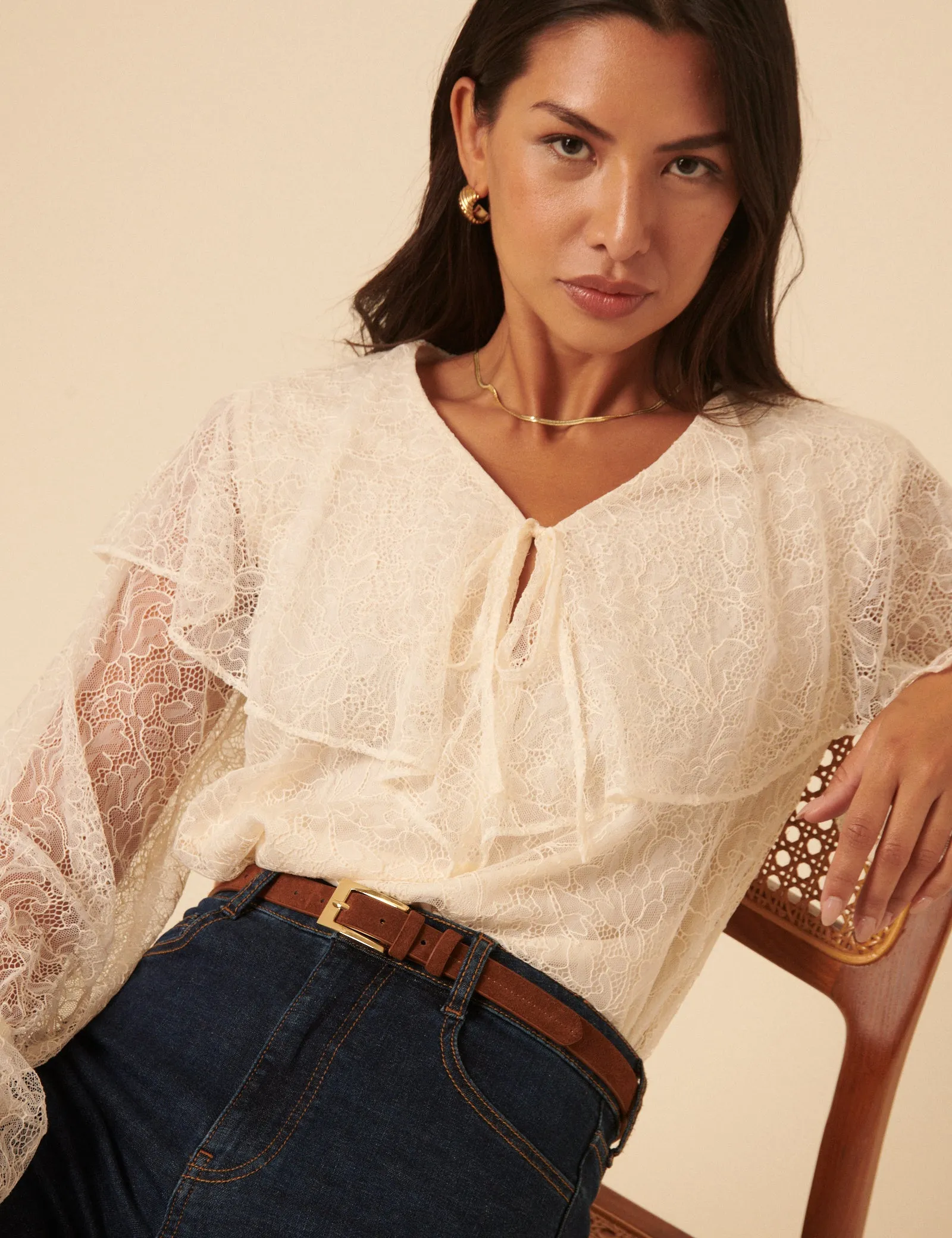 Brown Suede Skinny Belt sold by Nobody's Child product image thumbnail 4