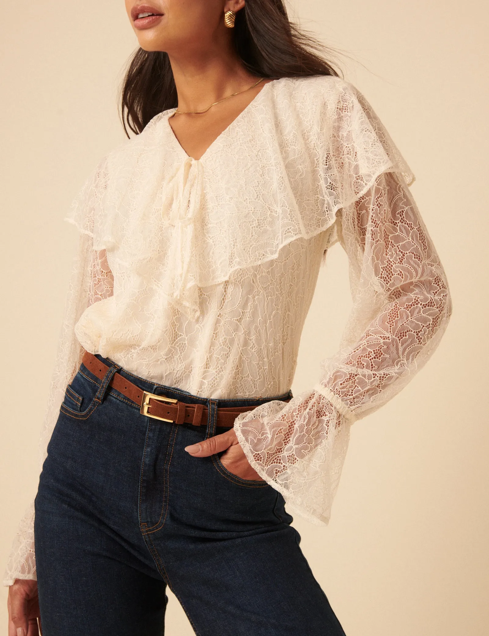 Brown Suede Skinny Belt sold by Nobody's Child product image thumbnail 2