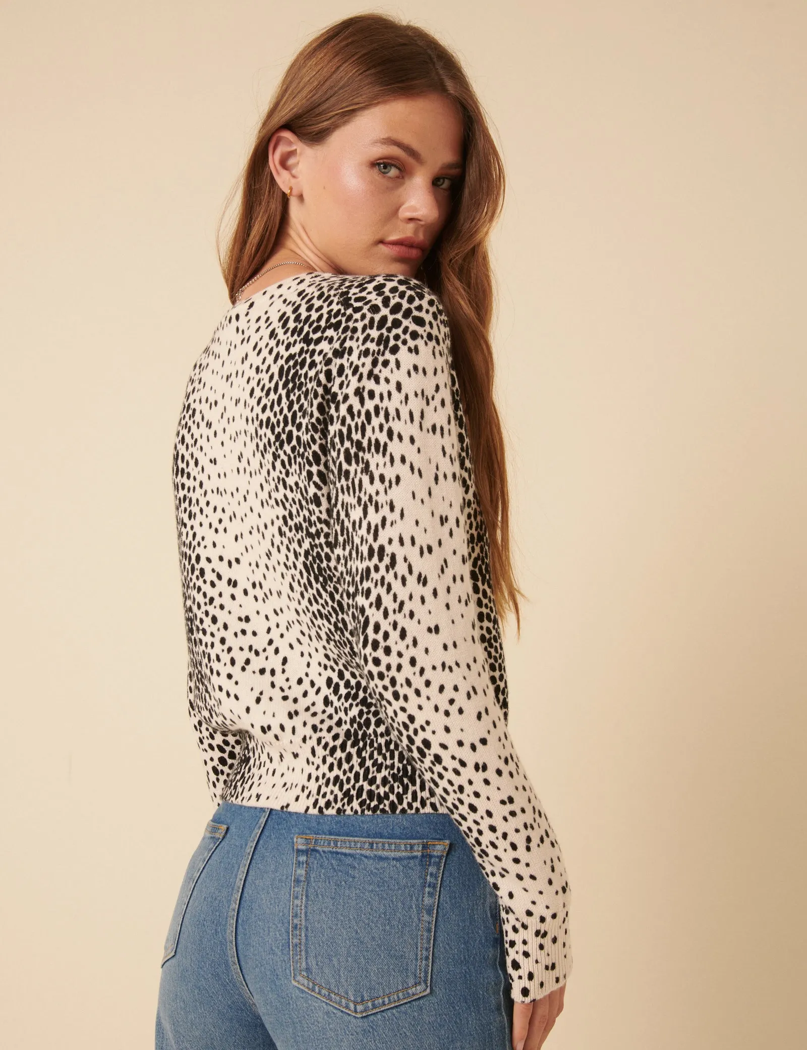 White And Black Spotty Cardigan sold by Nobody's Child product image thumbnail 5