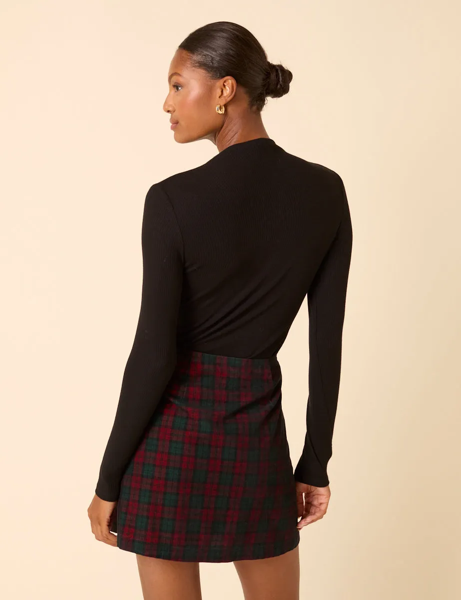 Red Tartan Mini Skirt sold by Nobody's Child product image thumbnail 5