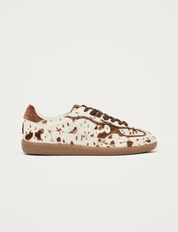 Alohas Cow Print Leather Trainers sold by Nobody's Child