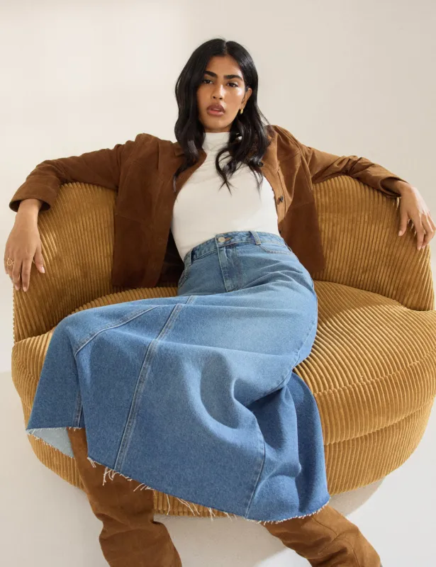 Brown Suede Cropped Jacket sold by Nobody's Child