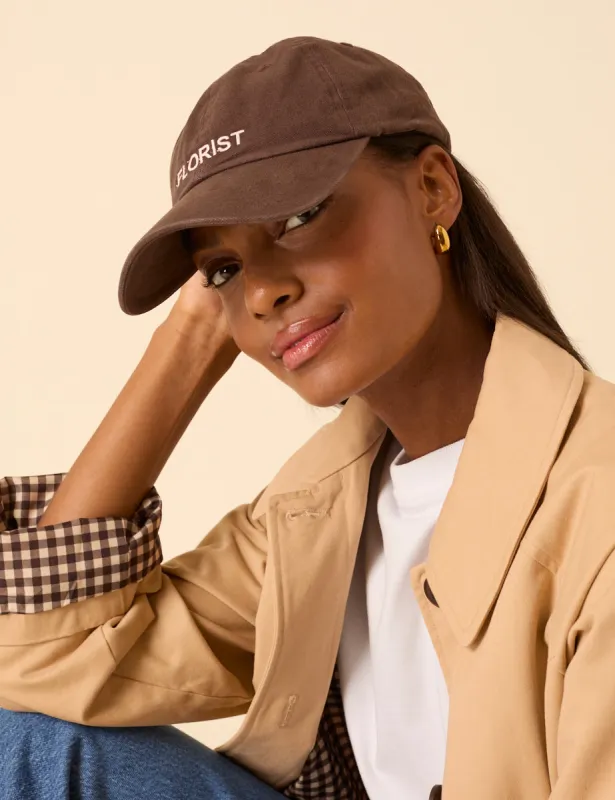 Brown Florist Cap sold by Nobody's Child
