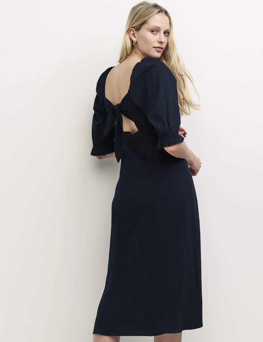 Black Dawn Midi Dress sold by Nobody's Child product image thumbnail 4