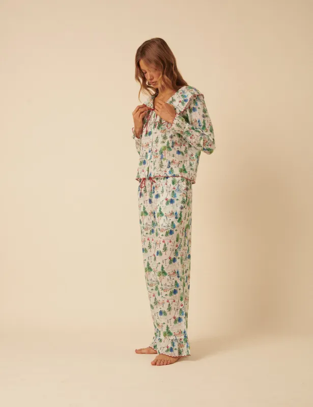 White Aspen Treasures Pjyama Set sold by Nobody's Child