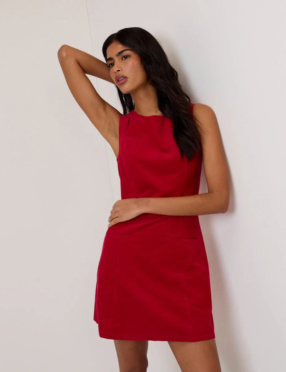 Red Cord Boston Sleeveless Mini Dress sold by Nobody's Child product image thumbnail 3