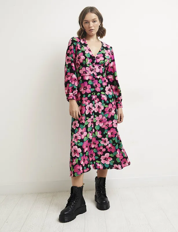 Petite Siri Midi Dress sold by Nobody's Child