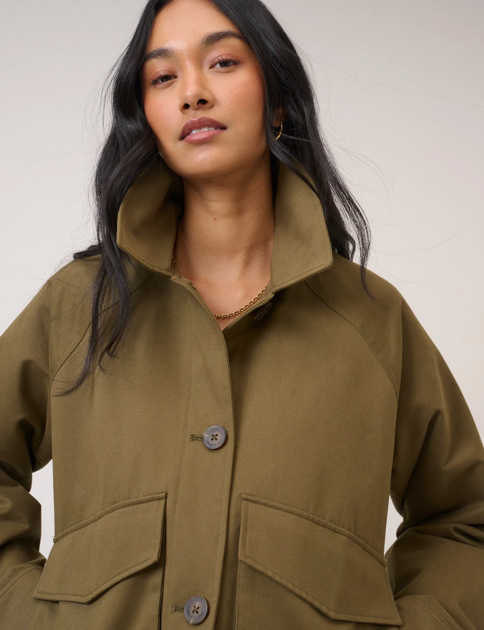 Khaki Utility Jacket sold by Nobody's Child product image thumbnail 4
