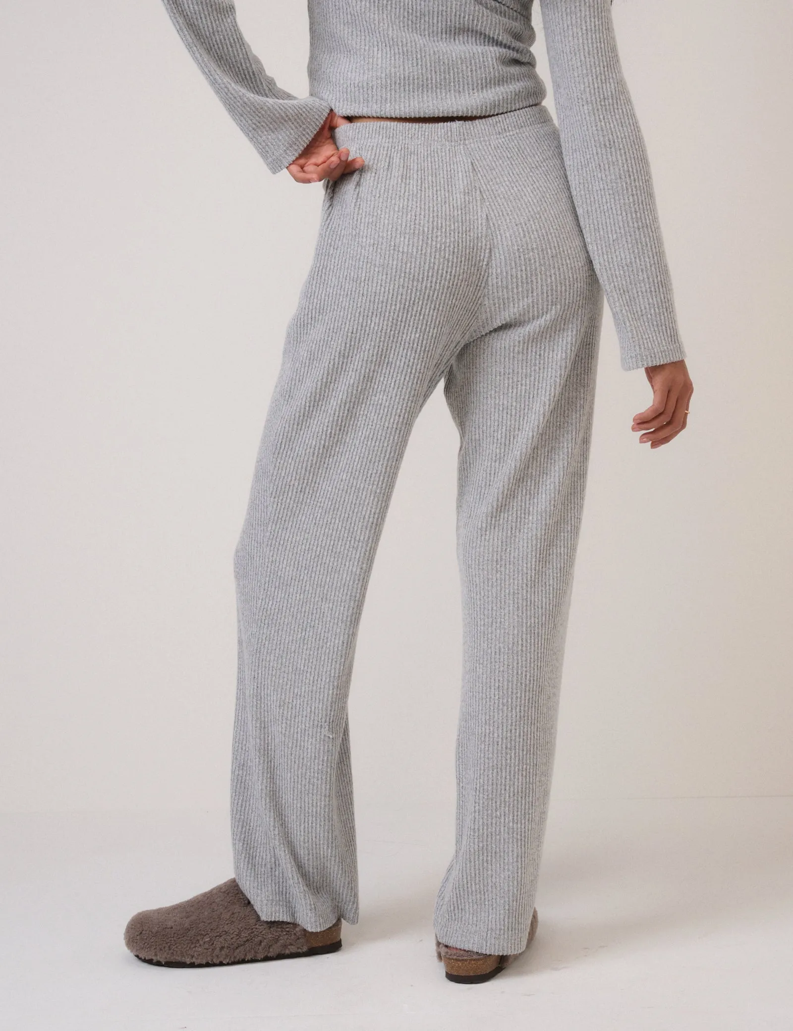Grey Ribbed Trousers sold by Nobody's Child product image thumbnail 5