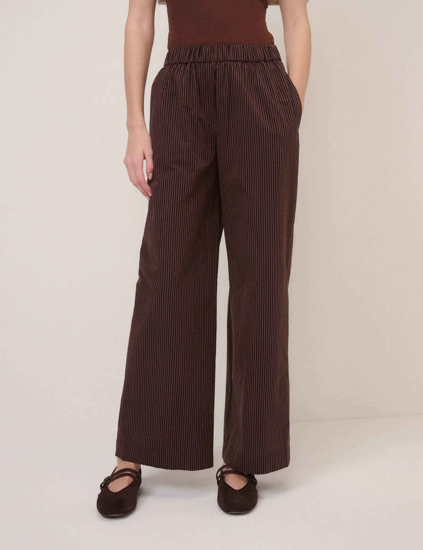 Brown Wide Leg Trousers sold by Nobody's Child product image thumbnail 2