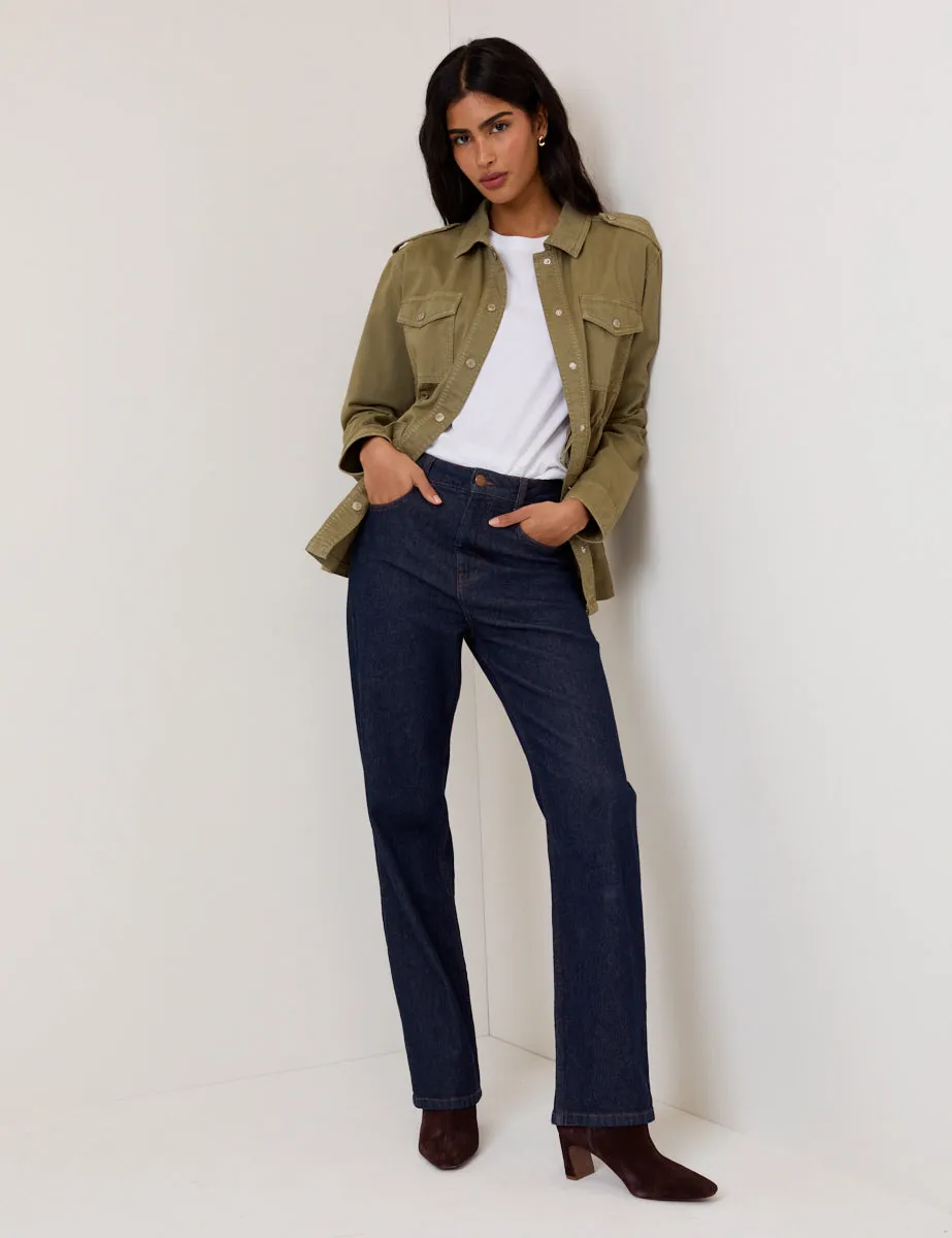 Green Utility Jacket sold by Nobody's Child product image thumbnail 3