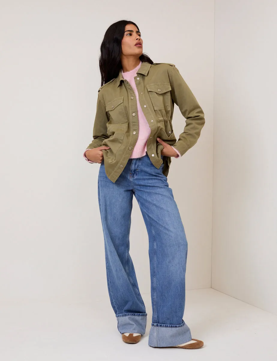 Green Utility Jacket sold by Nobody's Child product image thumbnail 4