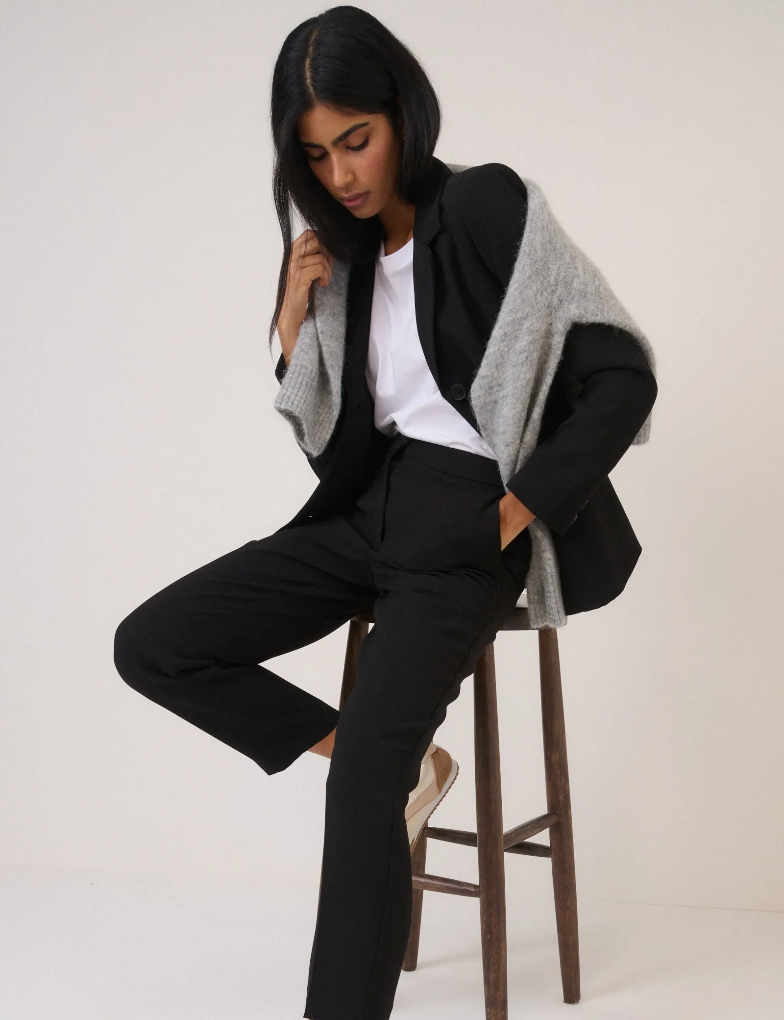 Black Cigarette Trousers sold by Nobody's Child