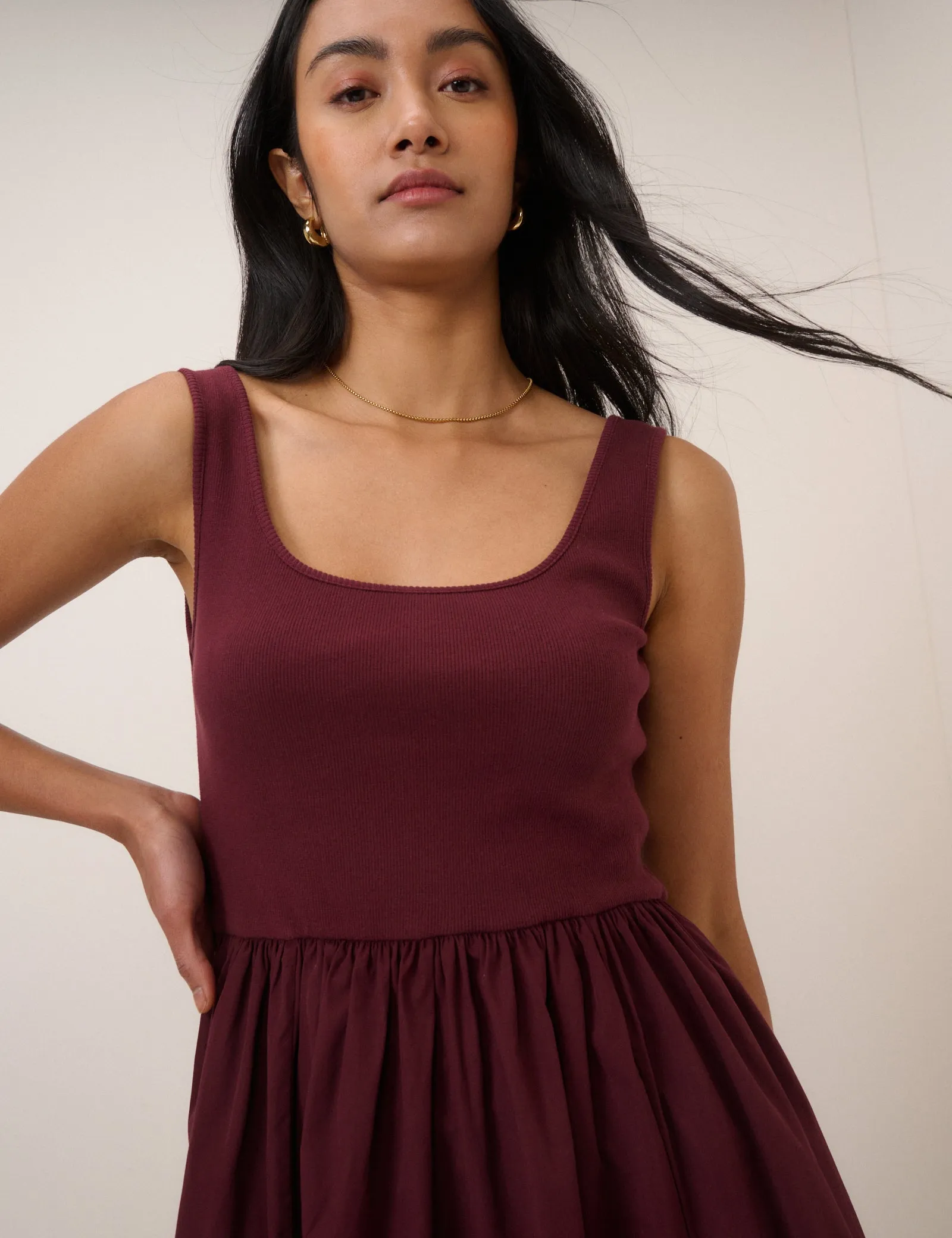 Burgundy Colorado Midi Dress sold by Nobody's Child product image thumbnail 3