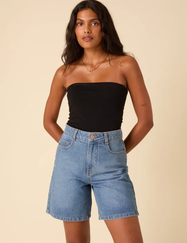Black Bandeau Top sold by Nobody's Child