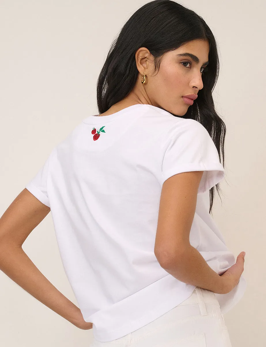 White Paris Graphic T-Shirt sold by Nobody's Child product image thumbnail 5