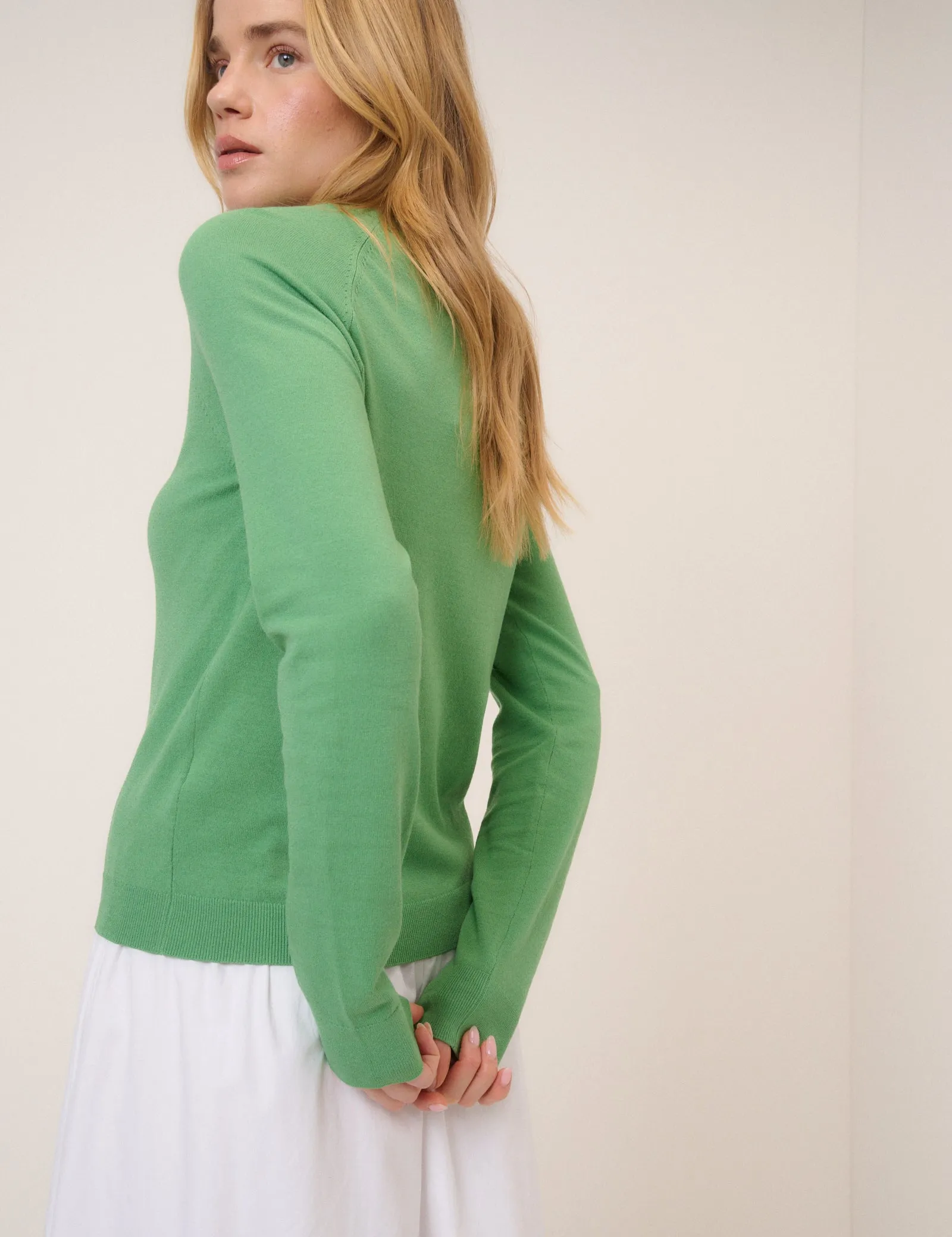 Green Crew Neck Jumper sold by Nobody's Child product image thumbnail 5