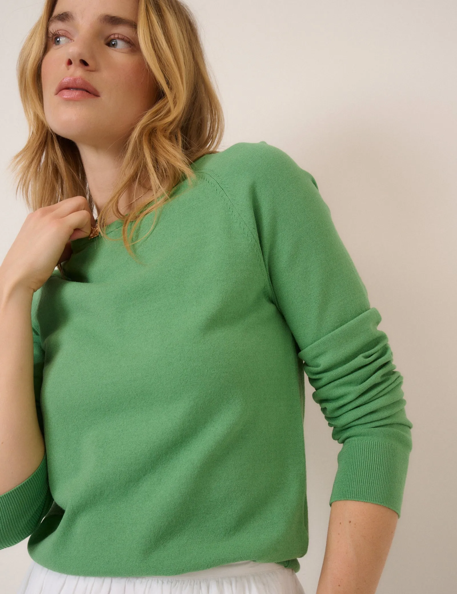 Green Crew Neck Jumper sold by Nobody's Child product image thumbnail 2