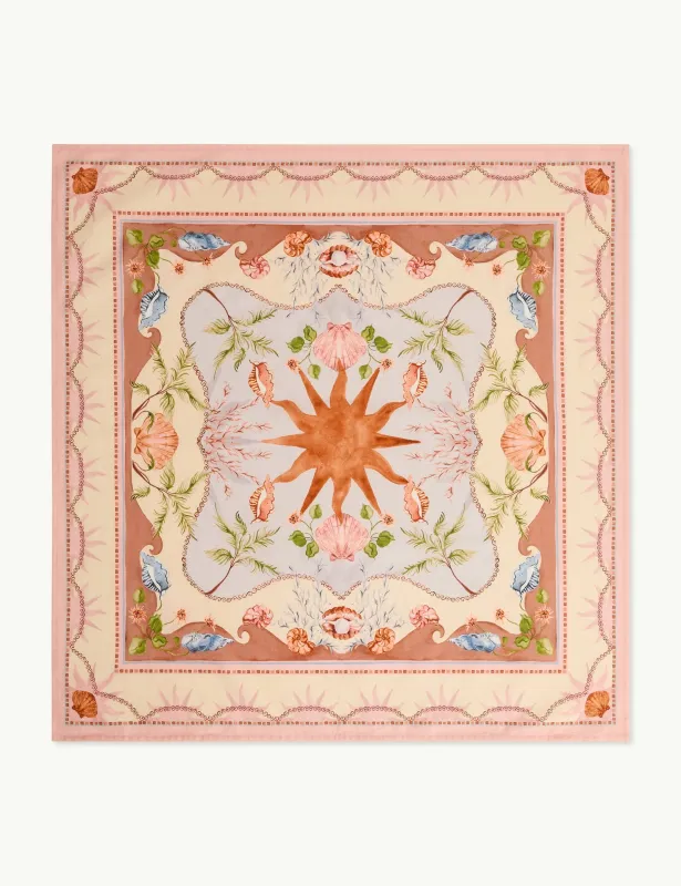 Orange Printed Head Scarf sold by Nobody's Child