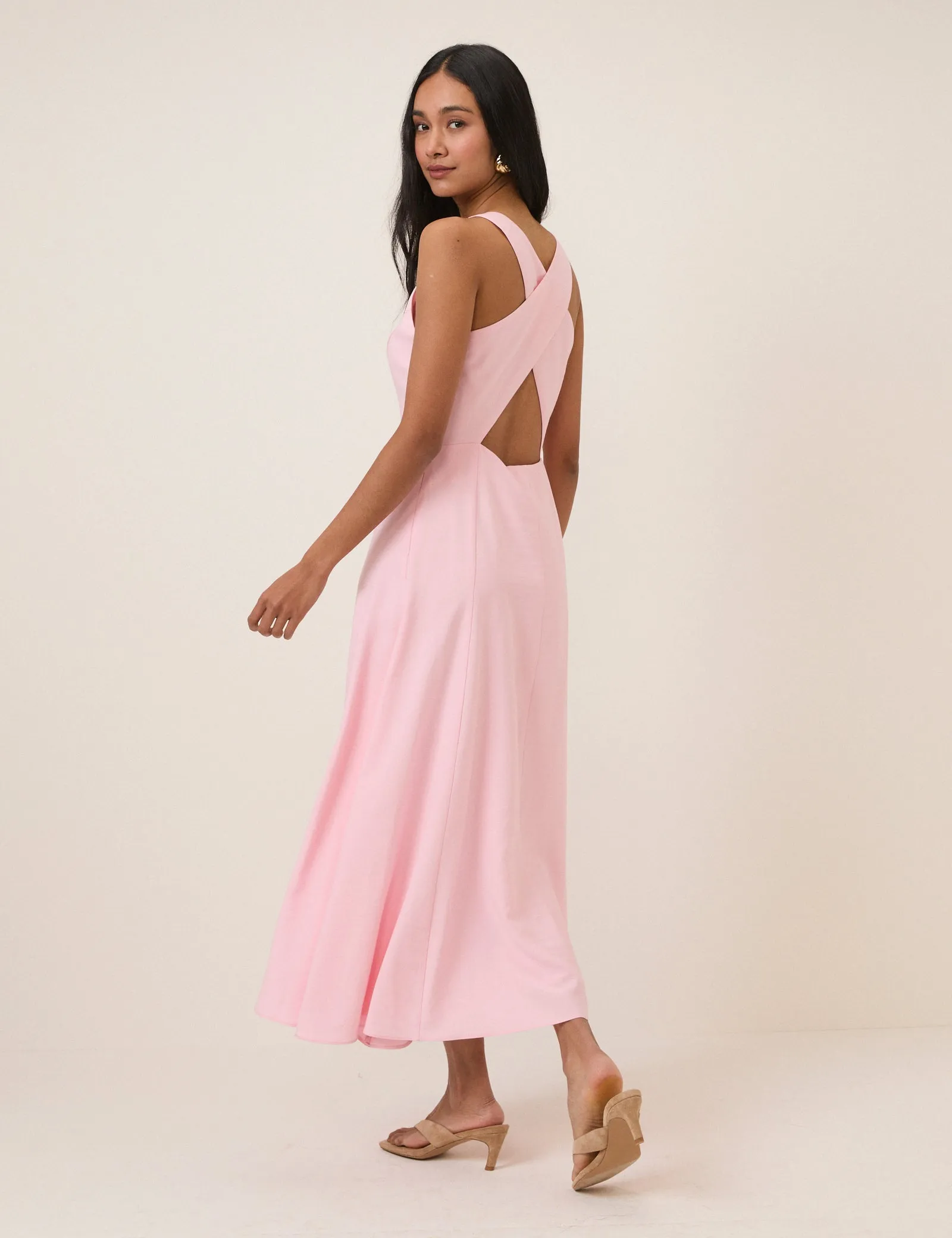 Pink Reign Midi Dress sold by Nobody's Child product image thumbnail 5