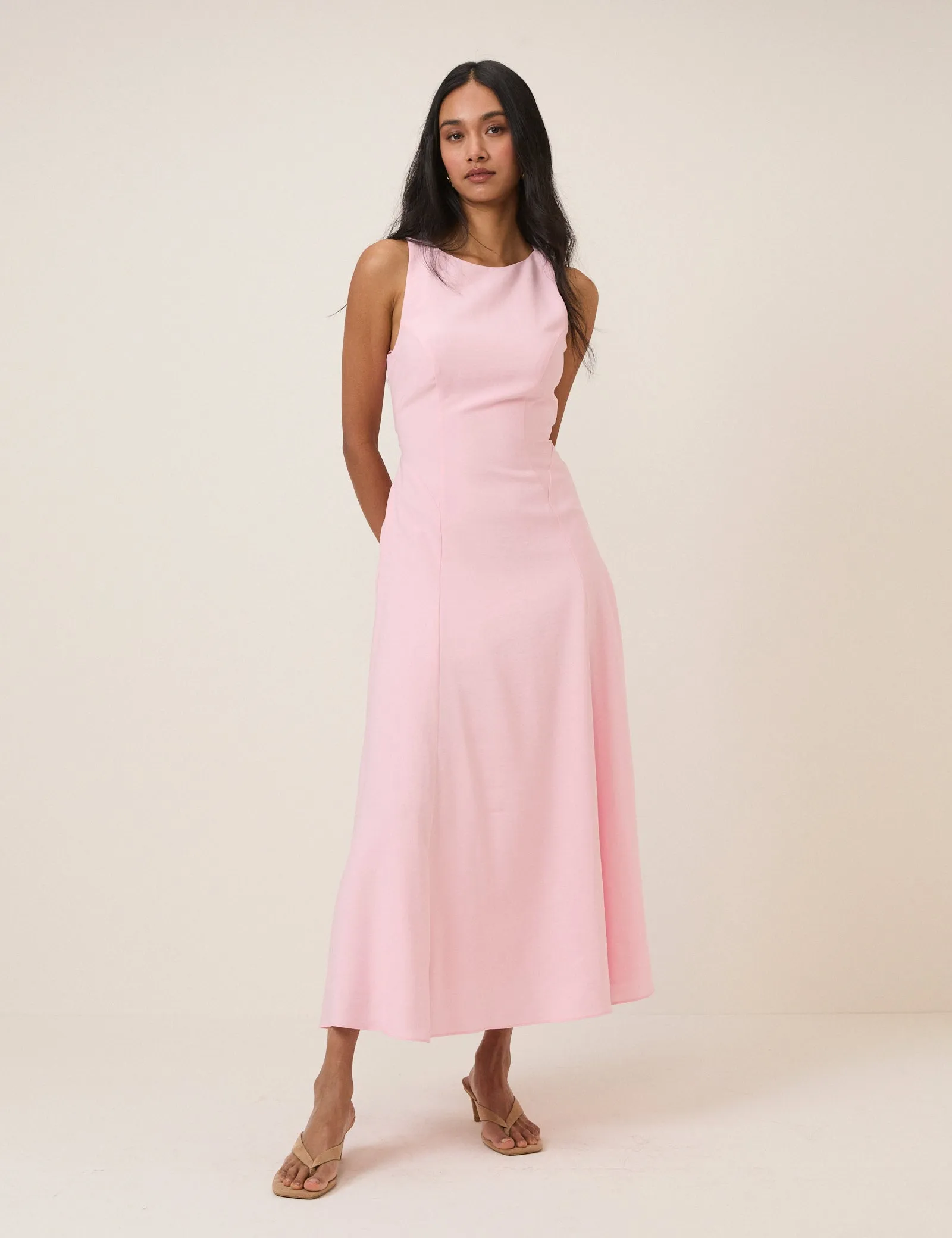 Pink Reign Midi Dress sold by Nobody's Child