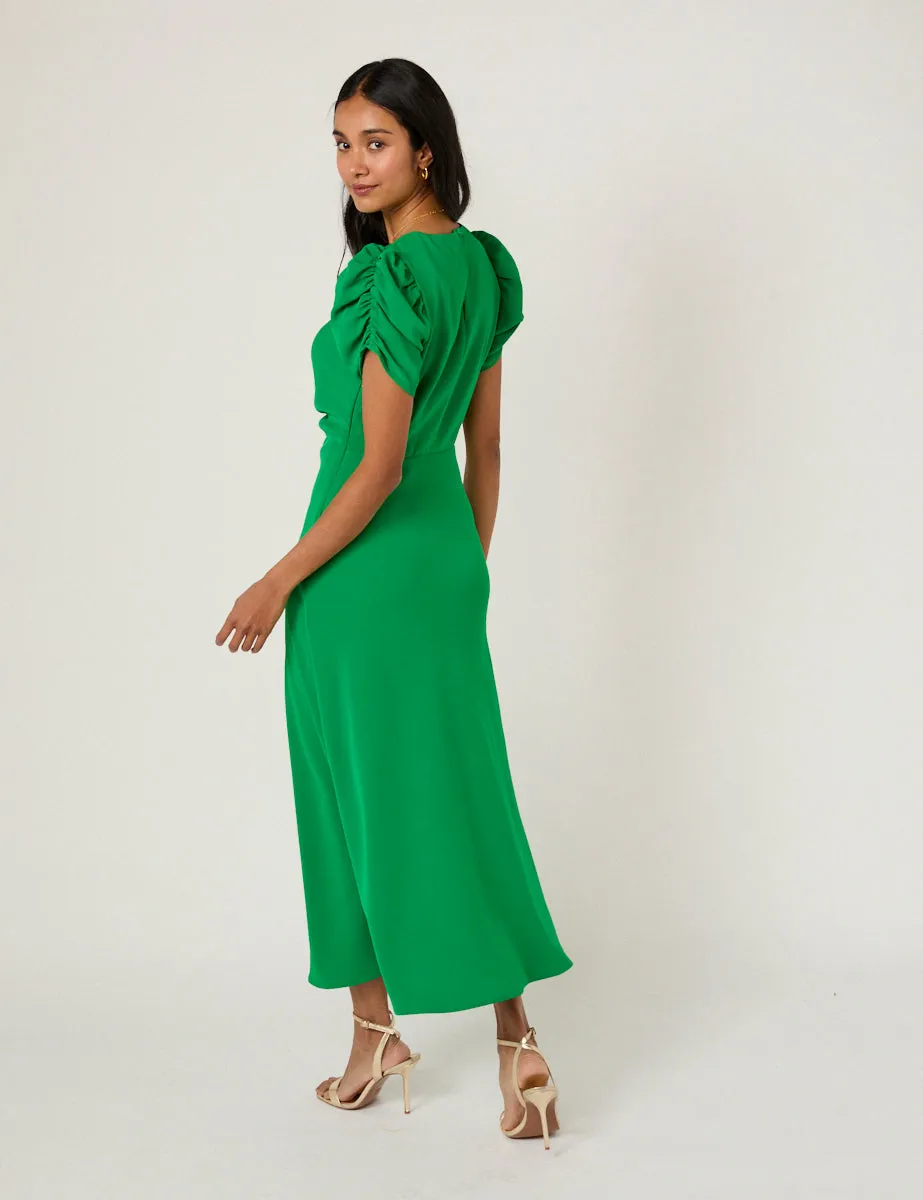 Green Naomi Midi Dress sold by Nobody's Child product image thumbnail 5