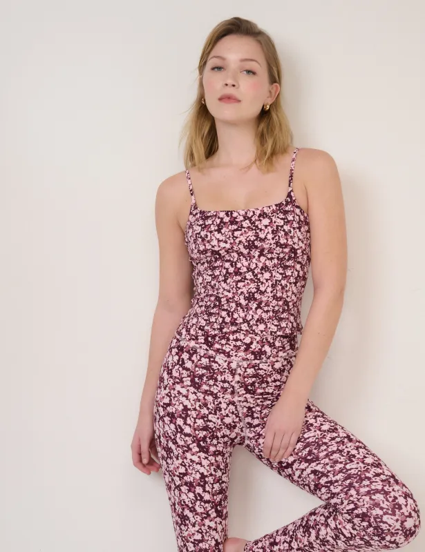 Pink Floral Athleisure Vest sold by Nobody's Child